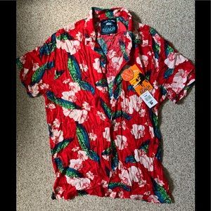 Fashion Nova Mens Button Down Short Sleeve Size XL
